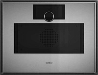 Gaggenau GS470120 — Комбинированный паровой духовой шкаф 60 x 45 см Петли двери справа, нержавеющая сталь за дымчатым стеклом